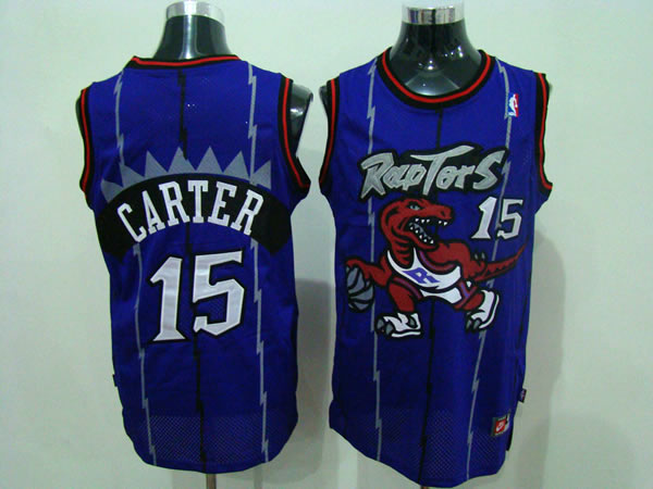 NBA Toronto Raptors 15 Vince Carter Authentic Purple Jersey